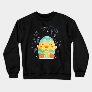 Cute Chicken Love Pi Costume Gift Crewneck Sweatshirt